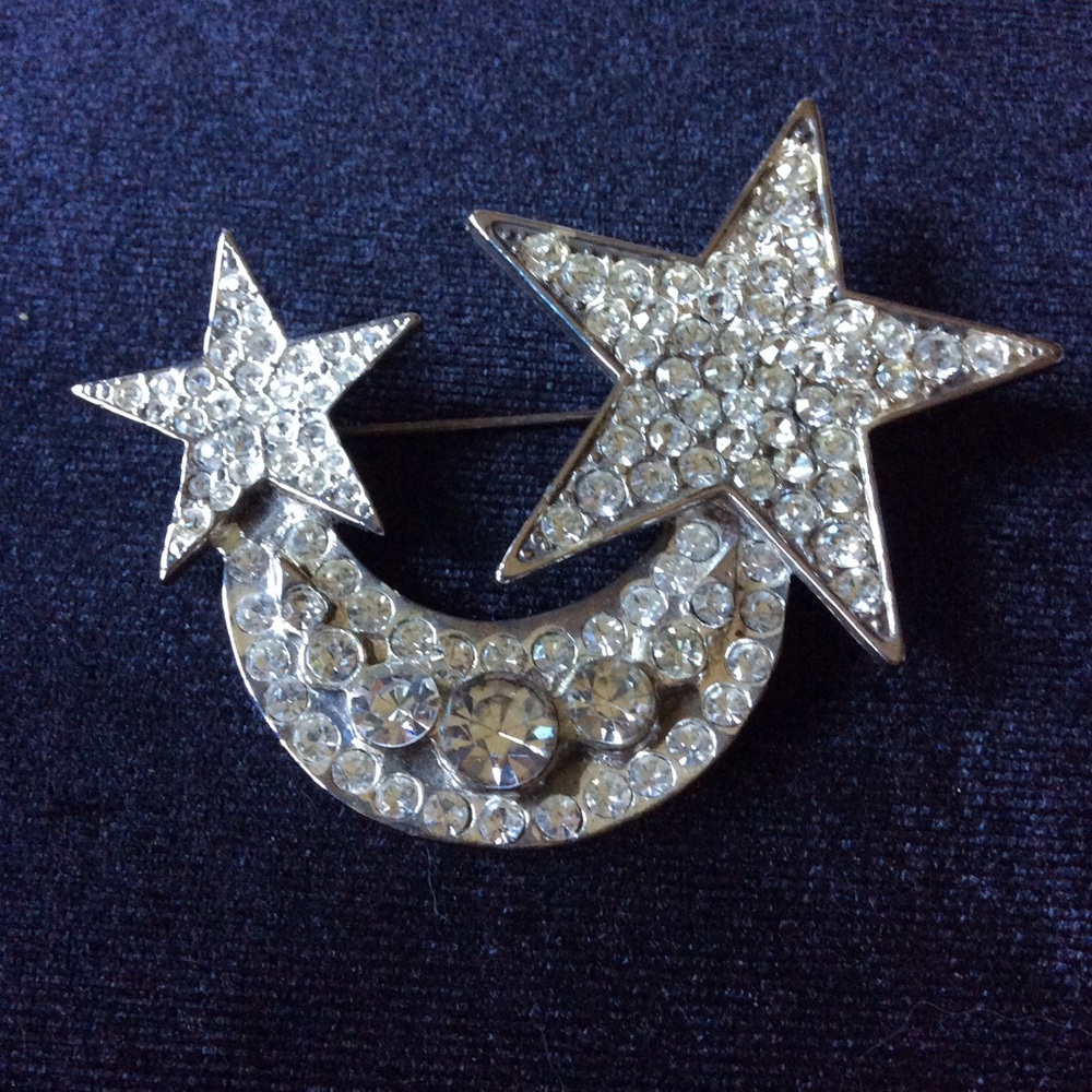 Celestial Rhinestone Brooch.🌟💫 - Picture 11 of 13